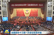 【资讯联播】全国政协十三届一次会议在京开幕