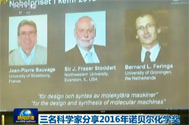 【资讯联播】三名科学家分享2016年诺贝尔化学奖